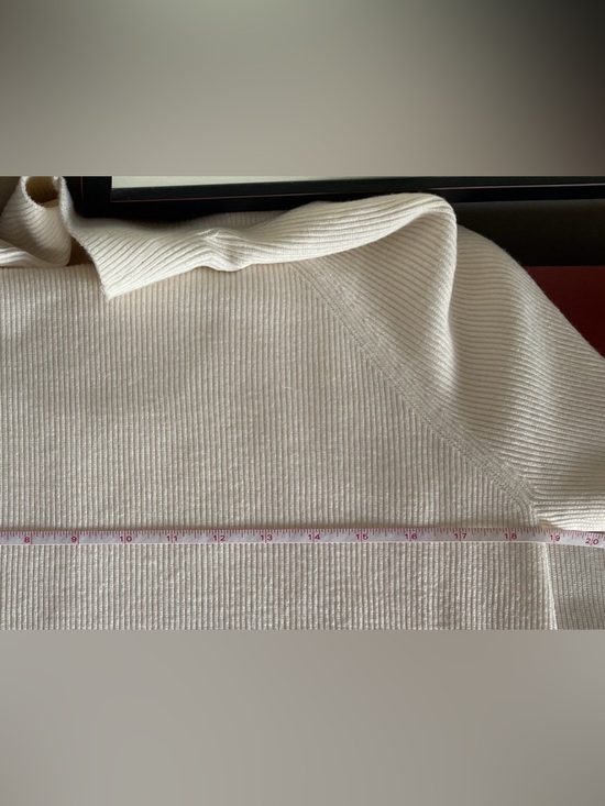 & Other Stories high neck knit sweater w/ cape back and sleeves in white Size M - Picture 13 of 16